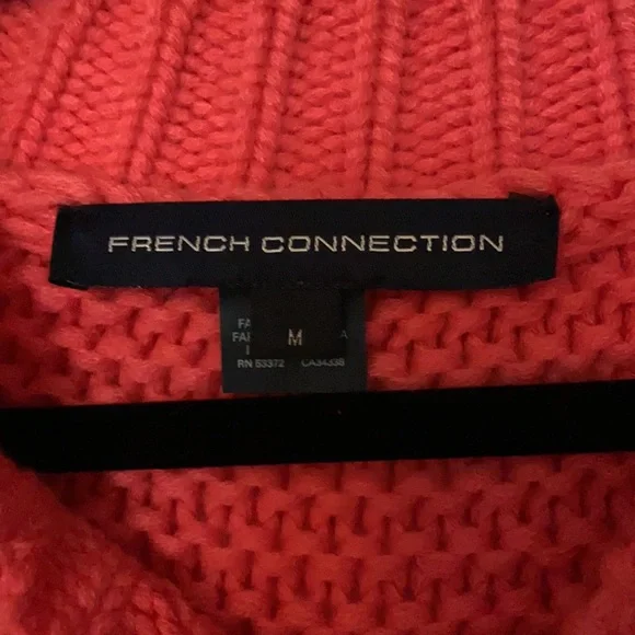 French Connection Neve Links Sweater S High neck - Picture 9 of 12